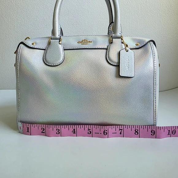 NWT Coach Holographic Mini Bennett Satchel - Picture 15 of 15